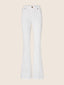 Pantalone 5 tasche Victoria flare in bull stretch di cotone bianco ottico | Jacob Cohën