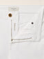 Pantalone 5 tasche Victoria flare in bull stretch di cotone bianco ottico | Jacob Cohën | Details 4