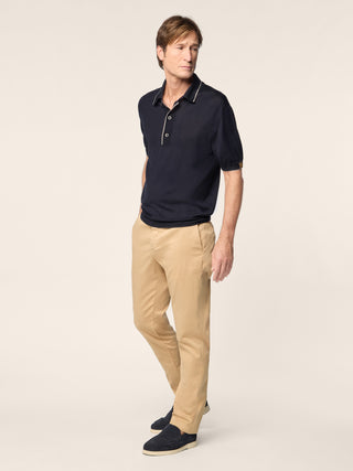 Wool and Silk Polo