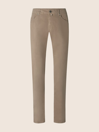 Nick Slim 5 Pocket Pants in Dove Grey Stretch Gabardine