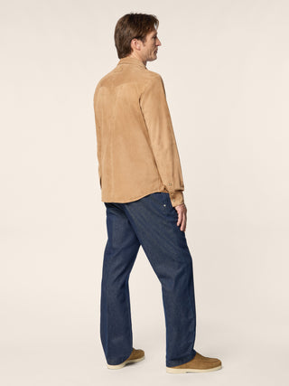 Suede Overshirt