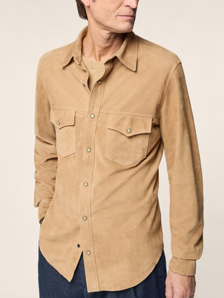 Suede Overshirt