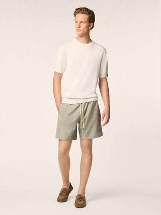 Wool and Ripstop Swim Shorts