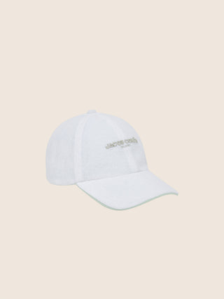 Cappello baseball in jersey spugna bianco