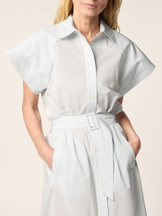 Cupro-Cotton Poplin Dress