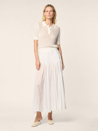 Cotton-Silk Muslin Skirt