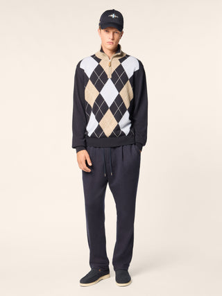 Jacquard Cashmere Sweater