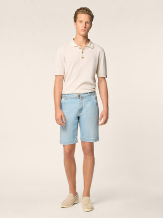 Lou – Bermuda in denim super stretch