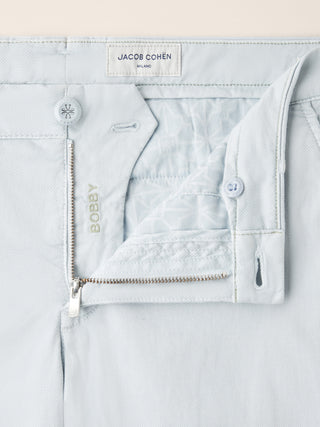 Bobby - Slim Chino Pants in Honeycomb Stretch Cotton