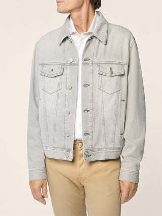 Trucker Jacket in Cotton and Lyocell Denim
