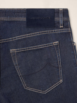Nick – Jeans in Cotton and Silk Stretch Denim