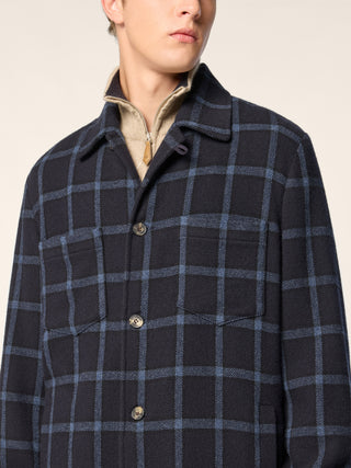 Cashmere Canvas Overshirt