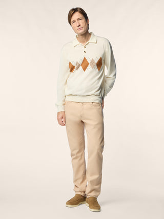Wool Jacquard Polo