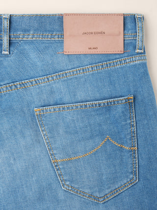 Nicolas – Bermuda in power stretch denim