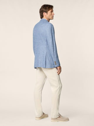 Blazer in jersey lino-cotone-seta