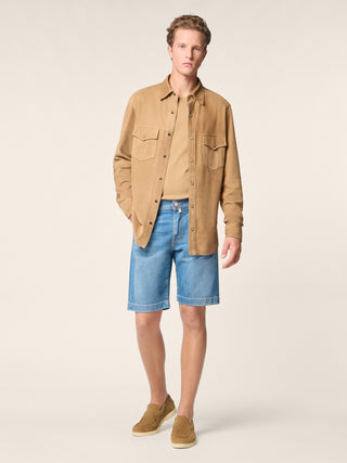 Nicolas – Bermudashorts aus Power Stretch Denim