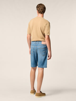 Nicolas – Bermudashorts aus Power Stretch Denim