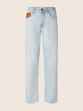 Chris Jeans in Light Blue Comfort Denim with Vintage Wash