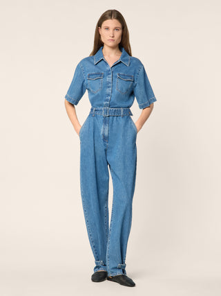 Light Denim Jumpsuit