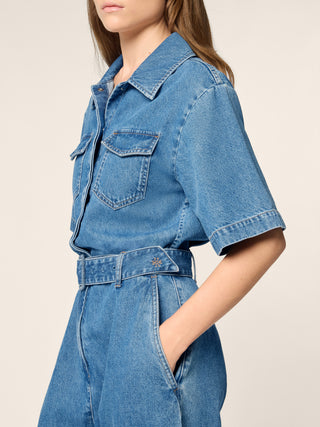 Light Denim Jumpsuit