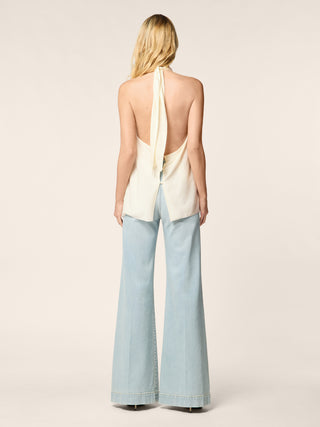 Wool and Silk Chiffon Top