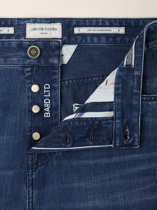 Jeans 5 tasche Bard LTD regular-slim in denim cimosato blu medio lavaggio vintage 4