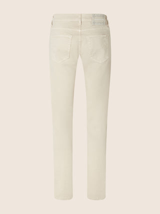 Nick Slim Super-Slim 5 Pocket Pants in Beige Power Stretch Bull 3