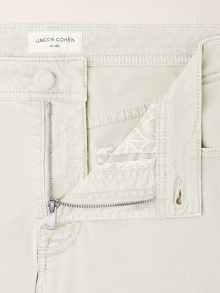 Bard Fast Regular-Slim 5 Pocket Pants in Off-White Honeycomb Stretch Cotton 4