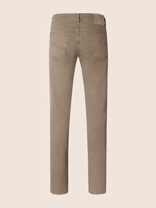 Bard Fast Regular-Slim 5 Pocket Pants in Dove Grey Honeycomb Stretch Cotton 3