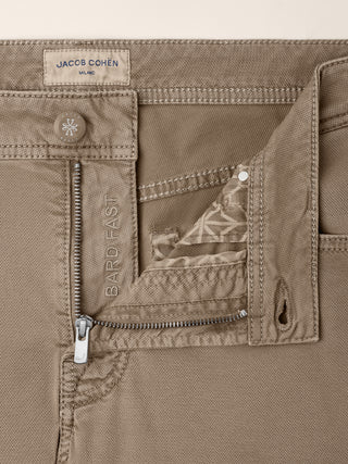 Bard Fast Regular-Slim 5 Pocket Pants in Dove Grey Honeycomb Stretch Cotton 4