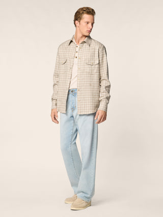 Chris Jeans in Light Blue Comfort Denim with Vintage Wash 3