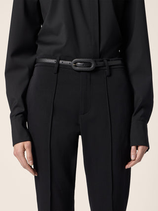 Belt in Black Full-Grain Leather 2