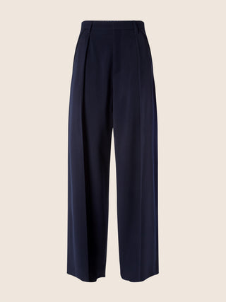 PANT WIDE LEG ONE PLEAT REGULAR WAIST VICKY 1