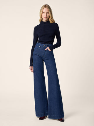 PANT 5PKT WIDE LEG PALAZZO HIGH WAIST JACKIE