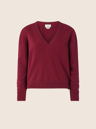 SCOLLO V CASHMERE RASATO 1