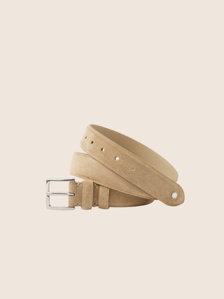 Belt in Beige Suede 1