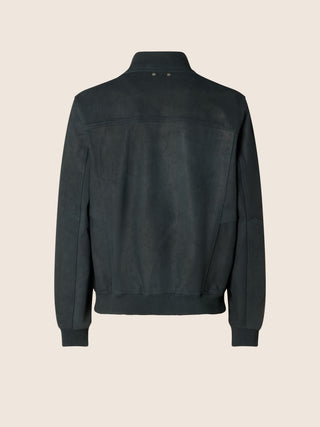 GIUBBINO  CON TASCONI IN PELLE CAMOSCIONE 2