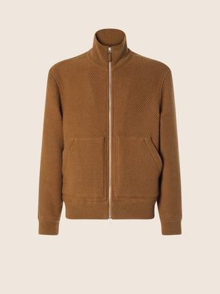 Jacket in Cocoa Brown Cashmere Piacenza Double Batavia