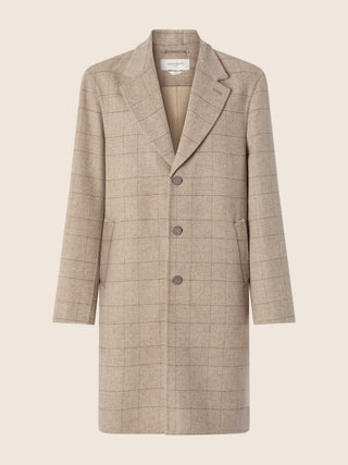 Coat in Hazelnut Double Wool and Cashmere 1