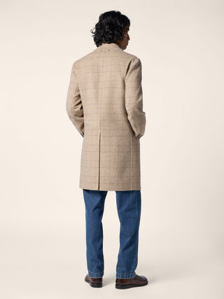 Coat in Hazelnut Double Wool and Cashmere 3
