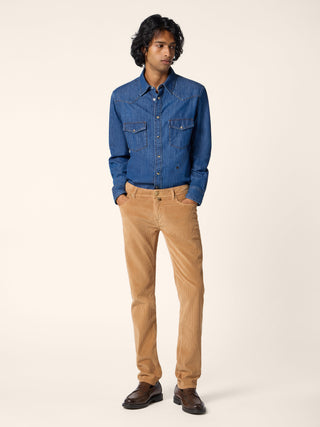 PANT 5 PKT  SLIM FIT WITH ZIPPER BARD FAST