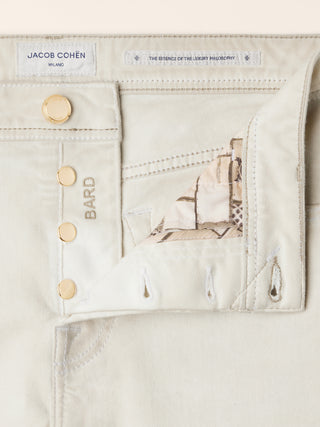 Bard Regular-Slim 5 Pocket Pants in Natural White Stretch Bull 5