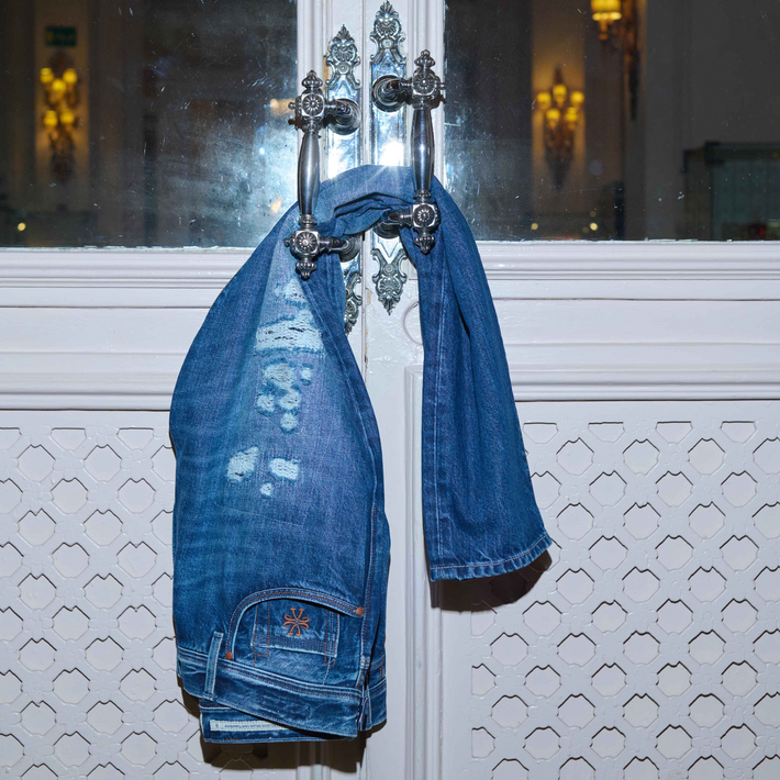 Nick Slim 5 Pocket Jeans in Dark Blue Comfort Denim | Jacob Cohën