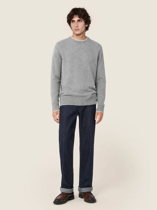 Edo LTD Regular-Straight 5 Pocket Jeans in Dark Blue Japanese Selvedge Denim with Rinse Wash 7