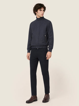 Pantaloni 5 tasche Bard Fast regular-slim in cady tecnico stretch blu navy 3