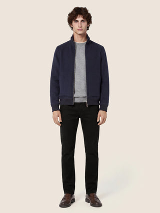Bard Fast Regular-Slim 5 Pocket Jeans in Super Stretch Stay Black Denim with Rinse Wash 6
