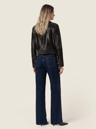 5-Pocket-Jeans Hailey aus dunkelblauem Baumwolldenim, stonewashed 6