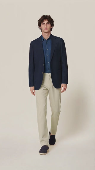 Gray – Pantalon en twill stretch