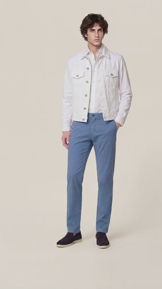 Bobby – Pantaloni in gabardina stretch
