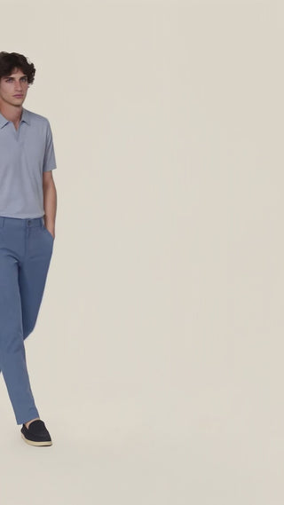 Gray - Pants in Stretch Twill